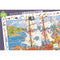 A 100-piece pirate-themed observation puzzle. All aboard! Children put the puzzle together, then get to have fun finding items from the border in the main picture. 