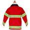 Your aspiring little firefighters can save the day with this full firefighter outfit from Great Pretenders. This complete 5 piece dress-up-and-play set includes a red coat with reflective tape details, plastic firefighter hat with emblem, a removable personalized name badge, a play axe, and a play fire extinguisher (which is actually a water gun!) and a matching plastic firehouse badge.