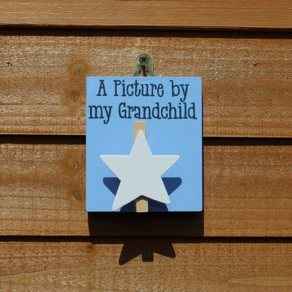 Masterpiece Grandchild Blue with White Star - Rooms for Rascals