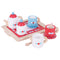Little ones can put their hosting skills to work with the Bigjigs Toys wooden Tea Set and Tray. This wooden playset has everything they need to host the perfect tea party: a teapot with lid, 2 wooden cups and saucers, sugar pot with lid, 2 wooden spoons, a milk jug and tray. 