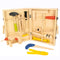 This practical Tool Box from Bigjigs is full with wooden tools that will delight youngsters looking to develop their crafting skills. The play items include a hammer, pliers, a power drill, plus files and spanners, which all slot neatly into place for easy storage. Helps to develop dexterity and co-ordination. Made from high quality, responsibly sourced materials. Consists of 13 play pieces.