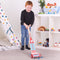 Teach your little ones how to clean up with this fun upright Hoover from Bigjigs! The vacuum sweeps across the floor, picking up the magnetic pieces along it's way, creating that life-like "hoover" action! Helps to develop a greater understanding of everyday tasks & appliance safety. Encourages creative & imaginative play. Great for parent/child interactive play sessions.