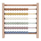 Slide and count! With this classic abacus in vintage colours, you will learn how to count in no time! Just slide the beads from side to side and count them one by one. Or start by making shapes and recognising colours. 
