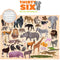 Challenge your kids to put together this 100 piece, beautiful wild animal jigsaw from Bertoy! Complete the puzzle to create images of beautiful wild animals like an Elephant, Lion, Giraffe and many more!
