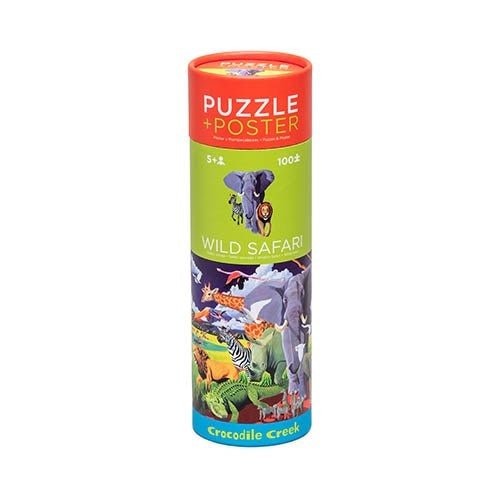 Challenge your kids to put together this 100 piece, beautiful wild safari jigsaw from Bertoy! Complete the puzzle to create images of beautiful wild animals like an Elephant, Lion, Giraffe and many more!