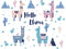 Hello Llama Wall Mural - Rooms for Rascals, a Leafy Lanes Retailers Ltd business