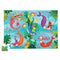 This 72 piece mermaid jigsaw puzzle from Crocodile Creek is great fun for the whole family.Packaged in a beautifully illustrated storage box, this puzzle features illustrations that depict a bright and colourful magical mermaid adventure.