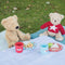 Have a savoury snack, a sweet treat and a cup of your favourite drink with the Bigjigs Toys wooden Tea Time playset.