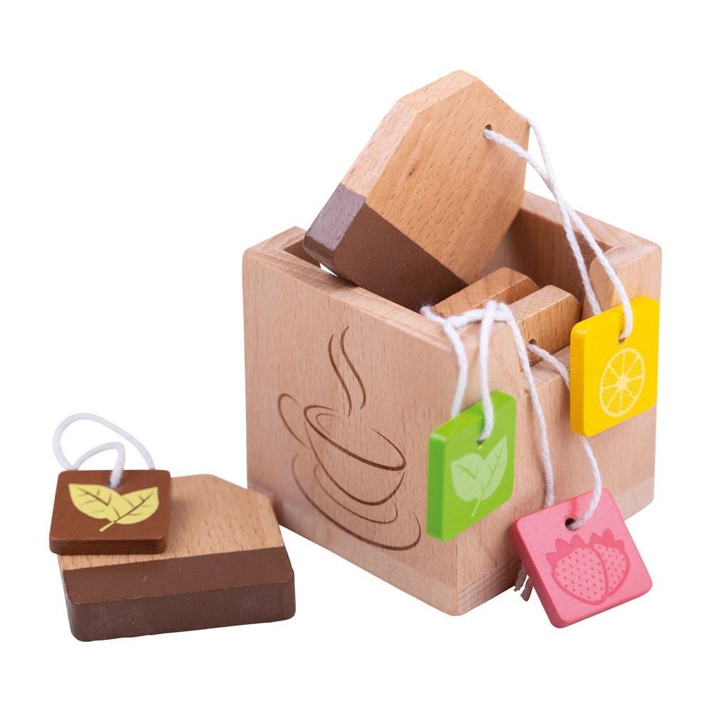 Little ones can host the perfect tea party with these interesting tea flavours with the Bigjigs Toys Wooden Tea Bags. There is a wide variety of flavours including lemon, strawberry and mint. 