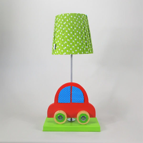 Car Side Lamp with Wooden Base - Rooms for Rascals