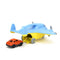 The Green Toys Blue Cargo Plane is ready for take off! This sturdy, colourful and fun toy is made entirely from recycled plastic. Paired with a mini car. This safe, non-toxic; contains no BPA, PVC, Phthalates or external coatings plane is packaged in recycled and recyclable materials with no plastic films or twist ties, and is printed with soy inks. Guaranteed to provide hours of Good Green Fun!