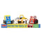 Get to work with this collection of three wooden emergency vehicles and two road barriers from Melissa and Doug! Sturdy wooden construction and moving parts on each vehicle means the dump truck, cement mixer, and front loader will stand up to endless of hours of constructive play. Wooden construction worker play figures fit into each of the vehicles
