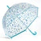 A chic and practical umbrella in soft colours, illustrated with unicorns in the kawaii style. Its transparent design enables the child to see where he or she is going, and its manual opening fitted with a protection system means that it can be opened and closed without pinching your fingers. A colourful accessory, ideal for brightening up outings in the rain! Dimensions when open: 68 x 70 cm (diameter).