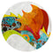 What is Léon the Dragon doing? A giant 58-piece jigsaw whereby children piece together a dragon with colourful scales. 