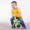 The Diditrike crocodile ride on toy is perfect for your little ones balance and motor skills.  Specially designed to provide ultimate support and stability as little ones improve their mobility. This ride on toy has smooth wheels and an easy to manoeuvre handle bar. The freewheeling design allows for some serious speed and exercise and is  is suitable for use indoors and outdoors on any smooth, flat surface.