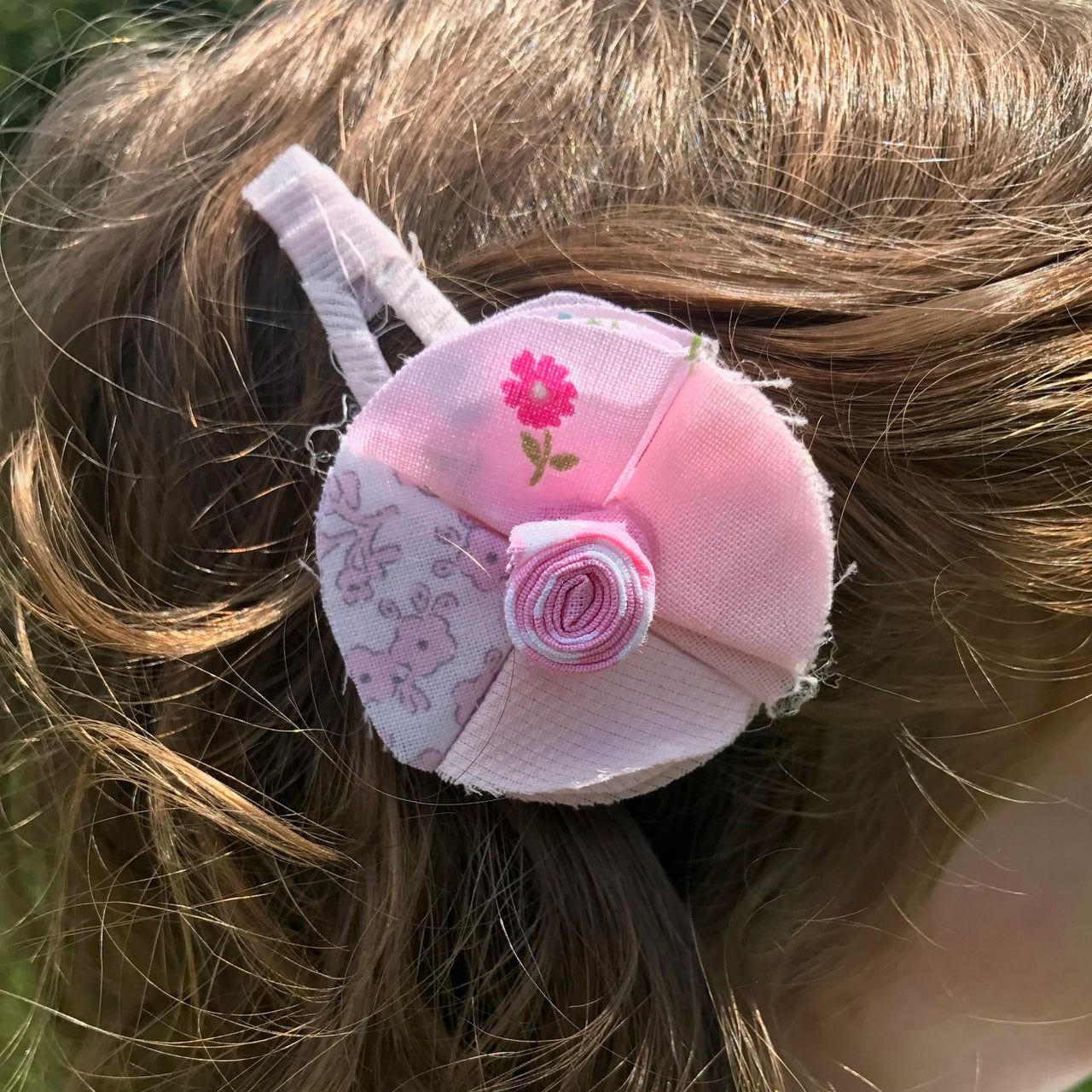 Pink Flower Hairclips - Rooms for Rascals