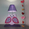 Owl Side Lamp with Wooden Base - Rooms for Rascals