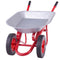 Let your little on help out in the garden with this wheelbarrow from Bigjigs! This wheelbarrow has two wheels to help ensure that your little one's load doesn't tip over and handles that are easy for little hands to grip. Functional and durable, with plenty of load space within the easy to clean tray and built to last with a strong construction. Requires adult assembly. 