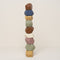 Stack, balance and build! Just start building and see what amazing towers and sculptures you can create. Each of the 10 wooden stacking stones has its own unique shape, colour and weight. So every creation is unique. These vintage coloured stones will spark your little one’s imagination.