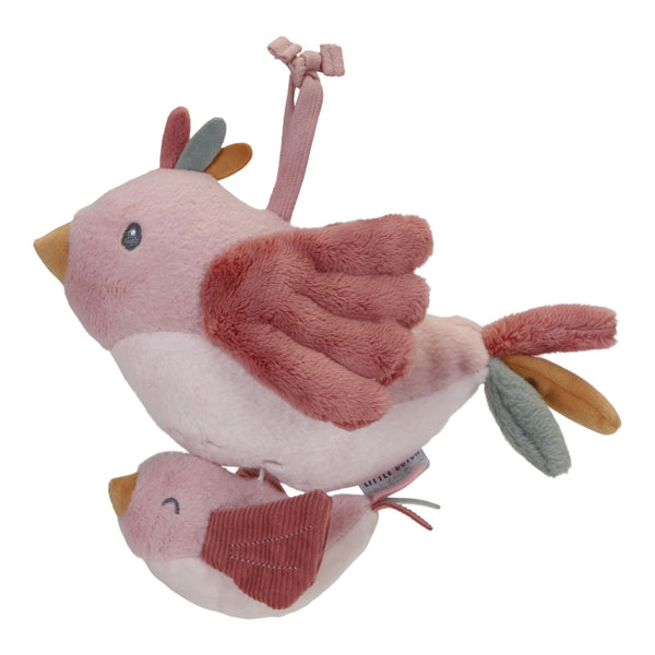 Calm down, little one. This soothing music box makes for an ideal maternity gift. It’s a helping hand with creating a consistent bedtime routine. Pull down the little pink bird and it starts to play a soothing lullaby