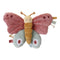 This beautiful butterfly is your baby’s new best friend. Not least, because there is so much to see, to hear, and to discover. From cute crinkle wings to a rattling sound, it will spark your child’s curiosity. This enchanting soft toy also features an array of cotton rope knots and colourful labels.