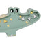 This high-quality pastel khaki crocodile children’s night light is made of 100% natural pine wood. Little Lights are created by hand in a small factory in Krakow. It is not only a beautiful object for everyday use, but also a keepsake that will last throughout childhood and remain in the family for generations.