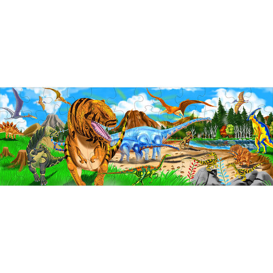 Keep your little ones busy with the 48 piece, Amazingly detailed Dinosaur Jigsaw Puzzle from Melissa and Doug!