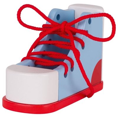Make tying shoe laces simple and fun for your child with this educational wooden toy!  This product is perfect to make tying your laces fun and stress free! It will help your kids reach the milestone of tying their own shoes. It will also improve their coordination and fine motor skills as they can tie and knot the laces.