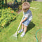 Long handled kids gardening leaf rake. Perfect for raking up leaves. With a strong wooden handle it is the ideal garden accessory for little gardeners.  Available on Rooms for Rascals. www.roomsforrascals.ie