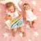 Complete your child's room with this brightly coloured Lorena Canals star rug. White stars on a pink background, a classic design that you will always love and that suits the decor of any child's room. Machine-washable. Handmade by artisans. Only natural dyes are used so it is safe. 100% cotton, so it is light, soft and flexible.