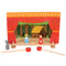 Your little ones can perform with their magnetic figures on this dazzling Magnetic Play Theatre from Bigjigs! With its clever use of magnetic rods to move the cast around, this best selling wooden play theatre is all set to bring you three classic shows, the Three Little Pigs, Little Red Riding Hood and Cinderella. A great way to encourage creativity, imagination and self-expression. Consists of 18 play pieces.