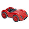 Ready, steady, Race with this Green Toys Racing Car! This fast red racer will speed up the track without harming the planet. The racer proudly displays the #2 recycled plastic symbol from which it is made on its hood. This safe, non-toxic; contains no BPA, PVC, phthalates or external coatings racer is guaranteed to produce hours of Good Green Fun!