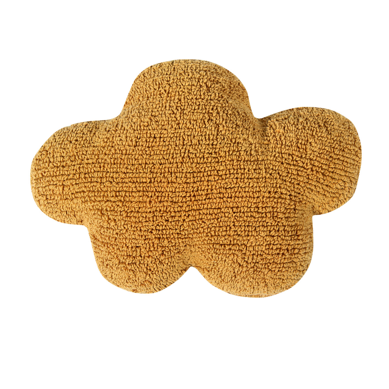 Cloud Washable Cushion - Mustard - Rooms for Rascals, a Leafy Lanes Retailers Ltd business