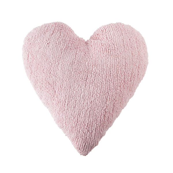 Big Heart Washable Cushion - Pink - Rooms for Rascals, a Leafy Lanes Retailers Ltd business
