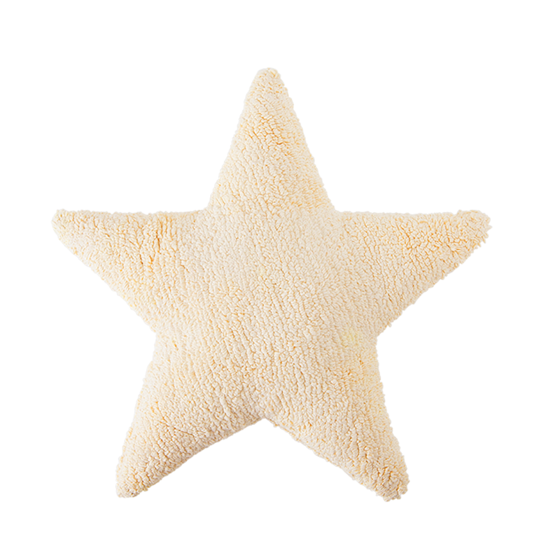 Big Star Washable Cushion - Vanilla - Rooms for Rascals, a Leafy Lanes Retailers Ltd business