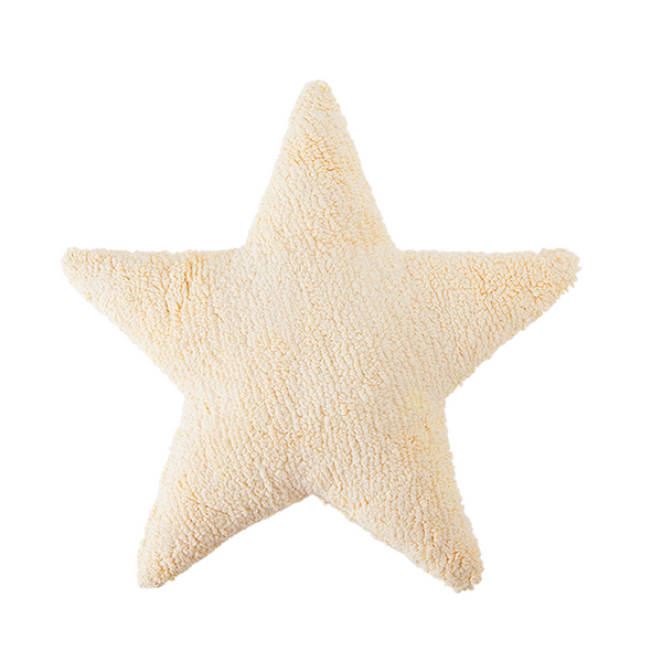 Big Star Washable Cushion - Vanilla - Rooms for Rascals, a Leafy Lanes Retailers Ltd business