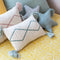 Twinkle Star Knitted Washable Cushion - Grey - Rooms for Rascals, a Leafy Lanes Retailers Ltd business