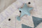 Twinkle Star Knitted Washable Cushion - Indus Blue - Rooms for Rascals, a Leafy Lanes Retailers Ltd business