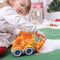 Your little builders can scoop away with this Green Toys Scooper! This chunky, sturdy, and durable scooper, features a front loader with a moveable scooper, perfect to help save and clean the earth! The vehicle comes with its own bulldog construction worker. Consists of 2 play pieces. This safe, non-toxic; contains no BPA, PVC, phthalates or external coatings scooper is guaranteed to produce hours of Good Green Fun!