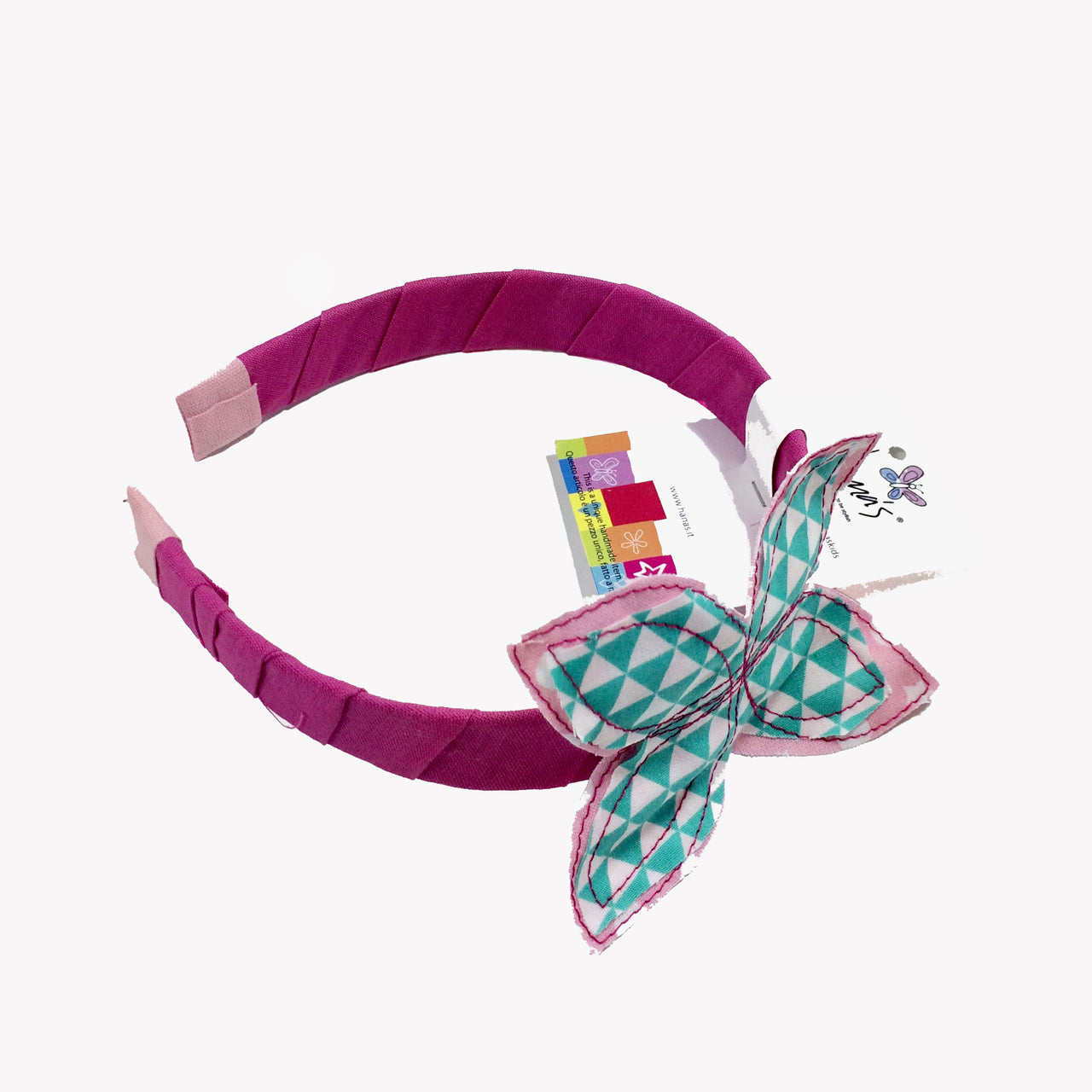 Fuchsia Butterfly Headband - Rooms for Rascals