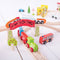 Trains, planes and motor vehicles all come together in this extensive wooden Transportation Train Set from Bigjigs! This set brings an incredible amount of variety to every play session providing endless hours of fun! Designed to educate and stimulate the brightest of young minds. Includes a heliport, boat, petrol station, hospital and locomotive wash. Consists of 122 play pieces. Made from high quality, responsibly sourced materials.