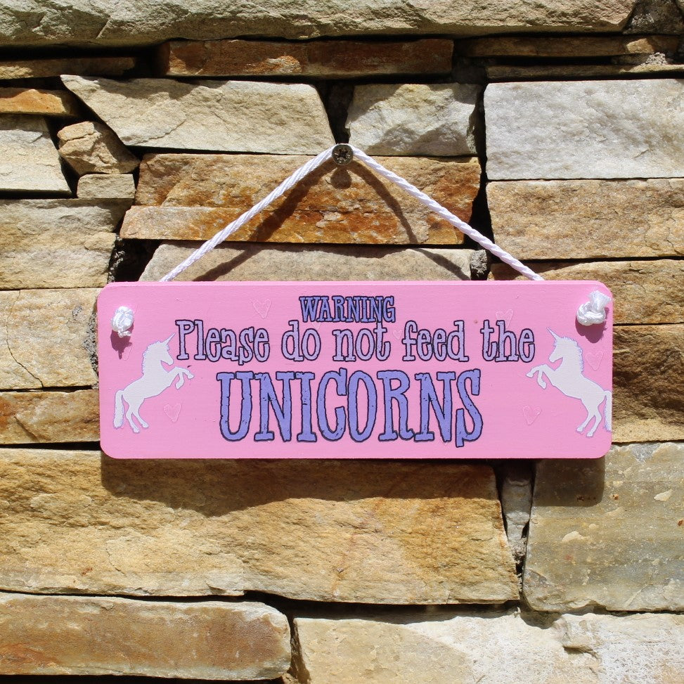 Unicorns Door Sign - Rooms for Rascals