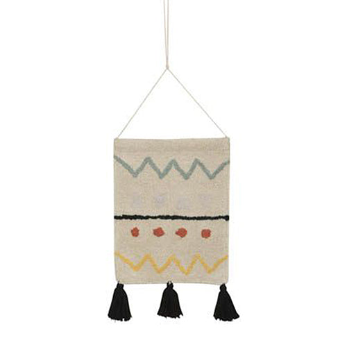 The Azteca wall hanging by Lorena Canals is ideal for a light, elegant and contemporary look for any room in the house. 