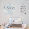 Light up any room with this shiny bright star rug from Lorena Canals. With this beautiful soft blue rug, you can decorate your children’s room with a modern and elegant style! 100% Cotton and machine-washable (conventional washing machine with 6 kg capacity), its design and neutral blue colour is a hit among the boys and girls