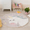 A true symbol of self-belief, this cute unicorn rug from Lorena Canals encourages children to follow their dreams. With this beautiful Rug, you can decorate your children’s room with a modern and elegant style! 97% cotton, 3 % other fibres, round and machine-washable (conventional washing machine with 6 kg capacity), its design and pastel colours is a hit among the boys and girls. 