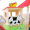 This brightly coloured wooden Play Farm includes a functional stable and windmill, a vegetable patch, kennel and pond as well as lots of animals, tools and movable fencing. Animals include horses, pigs, cows, ducks, chickens, cats and dogs. The animals are illustrated on the sides of small pieces of thick wood, meaning they are easy for your rascal to grasp. Other pieces include trees, a tractor, wheelbarrow, lawnmower, a bucket and Mr & Mrs Farmer.