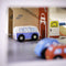 Car mad youngsters will love driving around, parking and playing as much as the imagination allows with this five piece Retro Vehicle Set from Tidlo! All of the vehicles are brightly coloured, easy to identify and fun for kids to grasp and manoeuvre. P! A great way to encourage creative and imaginative play sessions. Develops hand/eye coordination and fine motor skills. Made from high quality, responsibly sourced materials.