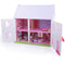 This beautifully detailed Rose Cottage from Bigjigs will provide endless hours of imaginative play for your little ones and their dolls! Beautifully constructed in wood with lift-back roof pieces, loft access and easy access to all the rooms, there's even a sliding patio door to the rear. Includes 18 pieces of furniture.