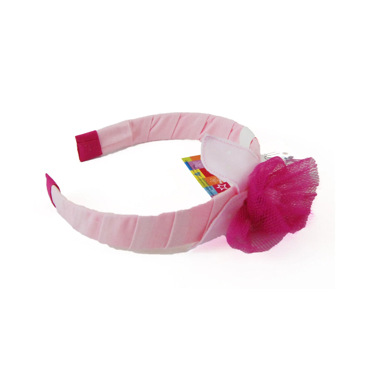 Pink Tulle Flower Headband - Rooms for Rascals