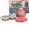 Everything you'll ever need for those fancy tea party's with this colourful train tea set from Egmont toys. Beautifully designed with bright colours and illustrations of a train carrying all its animal friends on both the case and the tea set inside.Perfect for teaching children table manners and promoting imaginative play.